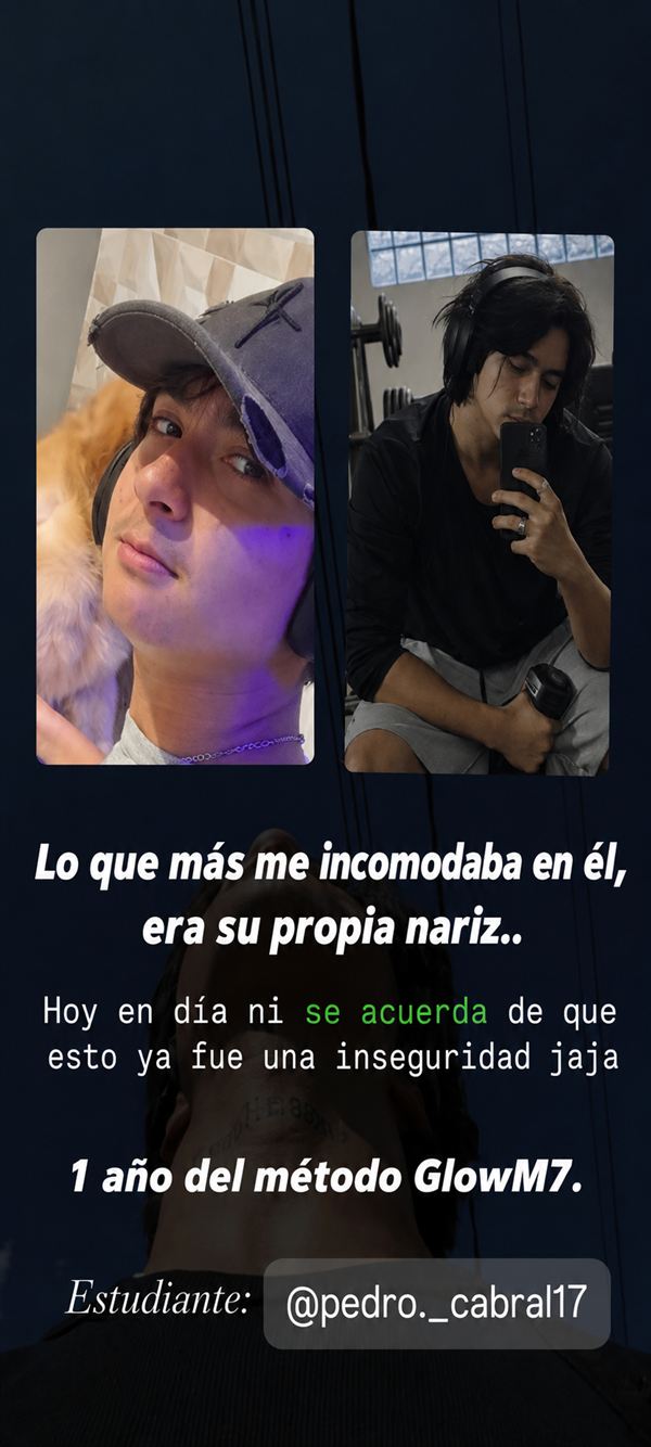 Antes y Después Alumno GLOWM7